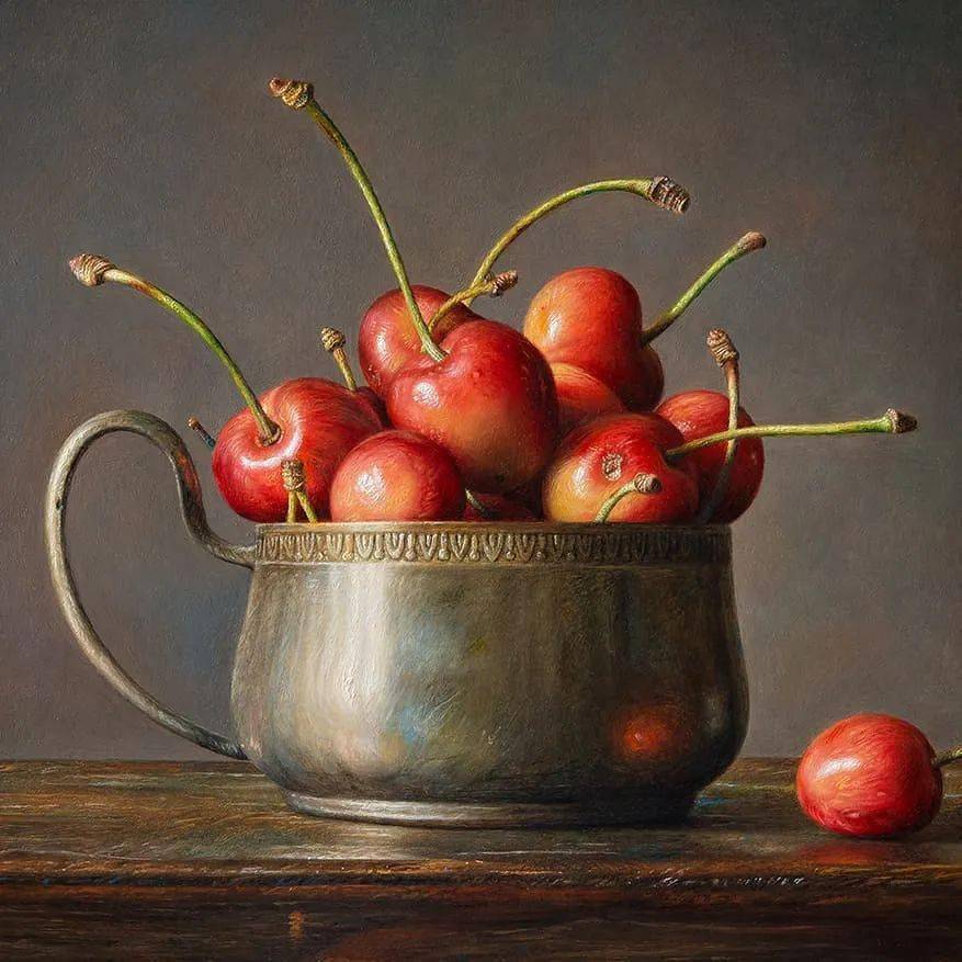 写实油画真到不敢相信自己的眼睛