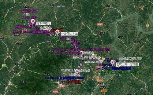 衡山白果至南岳高速公路文物调查勘探简介沿线文物调查勘探结果