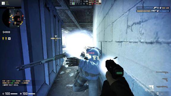 csgo:据说没有用电击枪电过人的玩家不能称之为老六