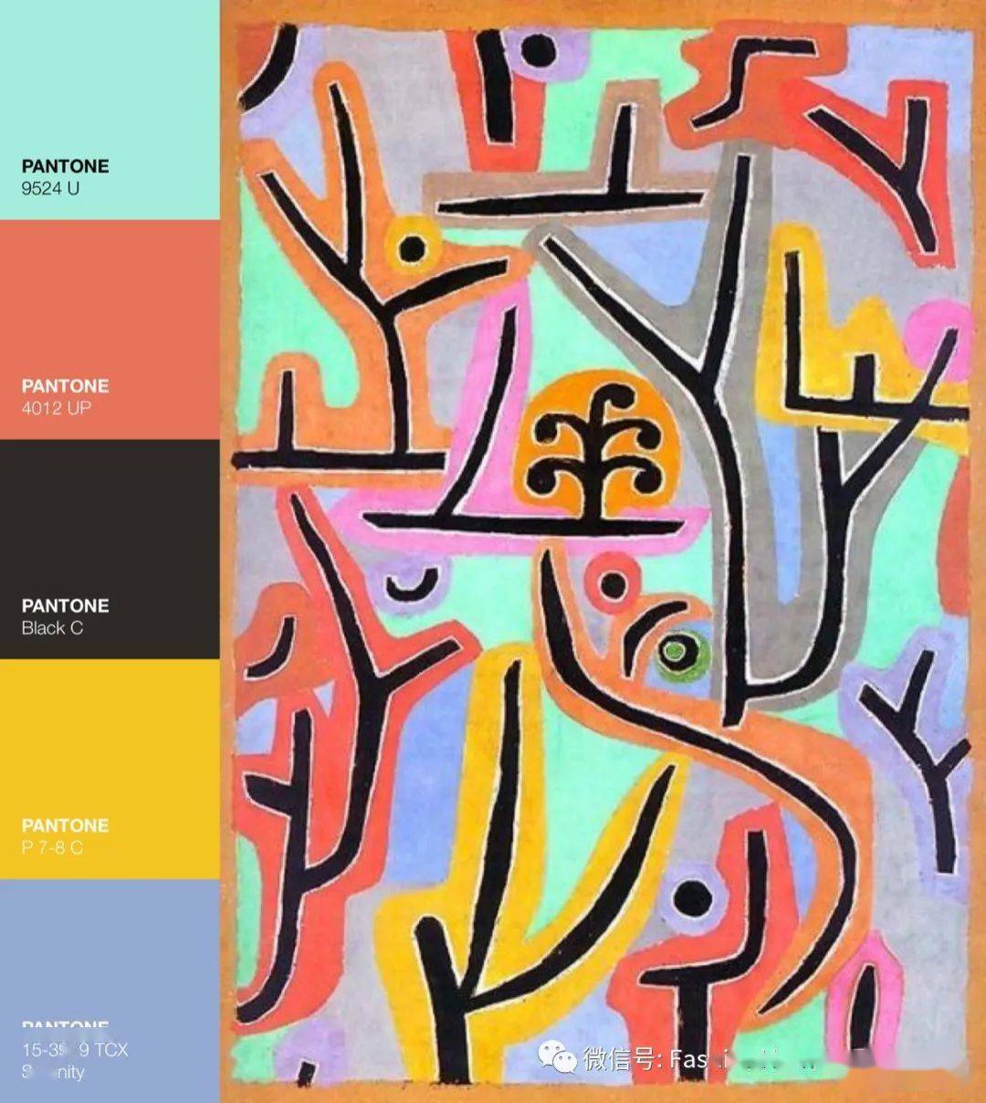 包豪斯风格里最会用颜色的大师保罗克利方块下的色彩世界fashion色彩