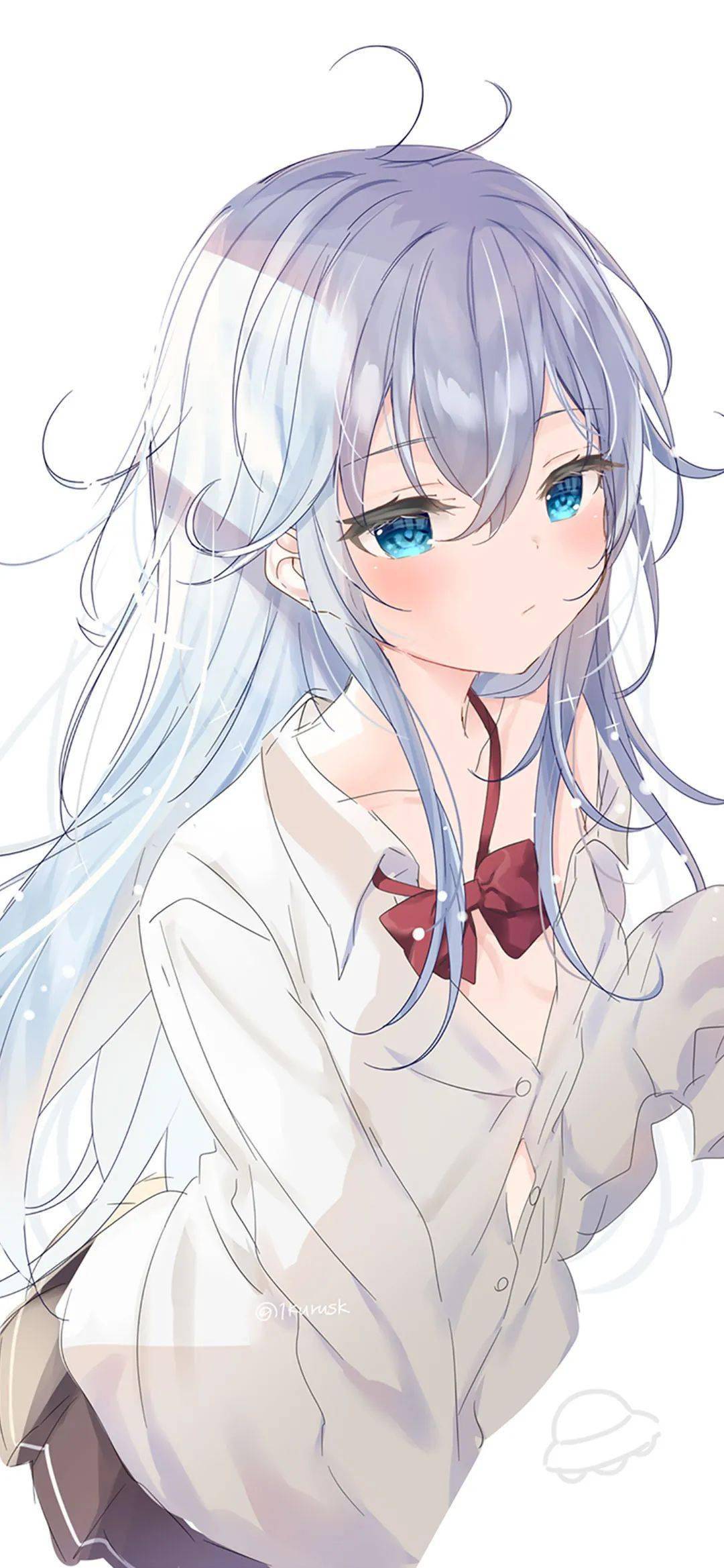 但愿日子都是清透的抬头遇见都是柔情高质量动漫壁纸手机锁屏