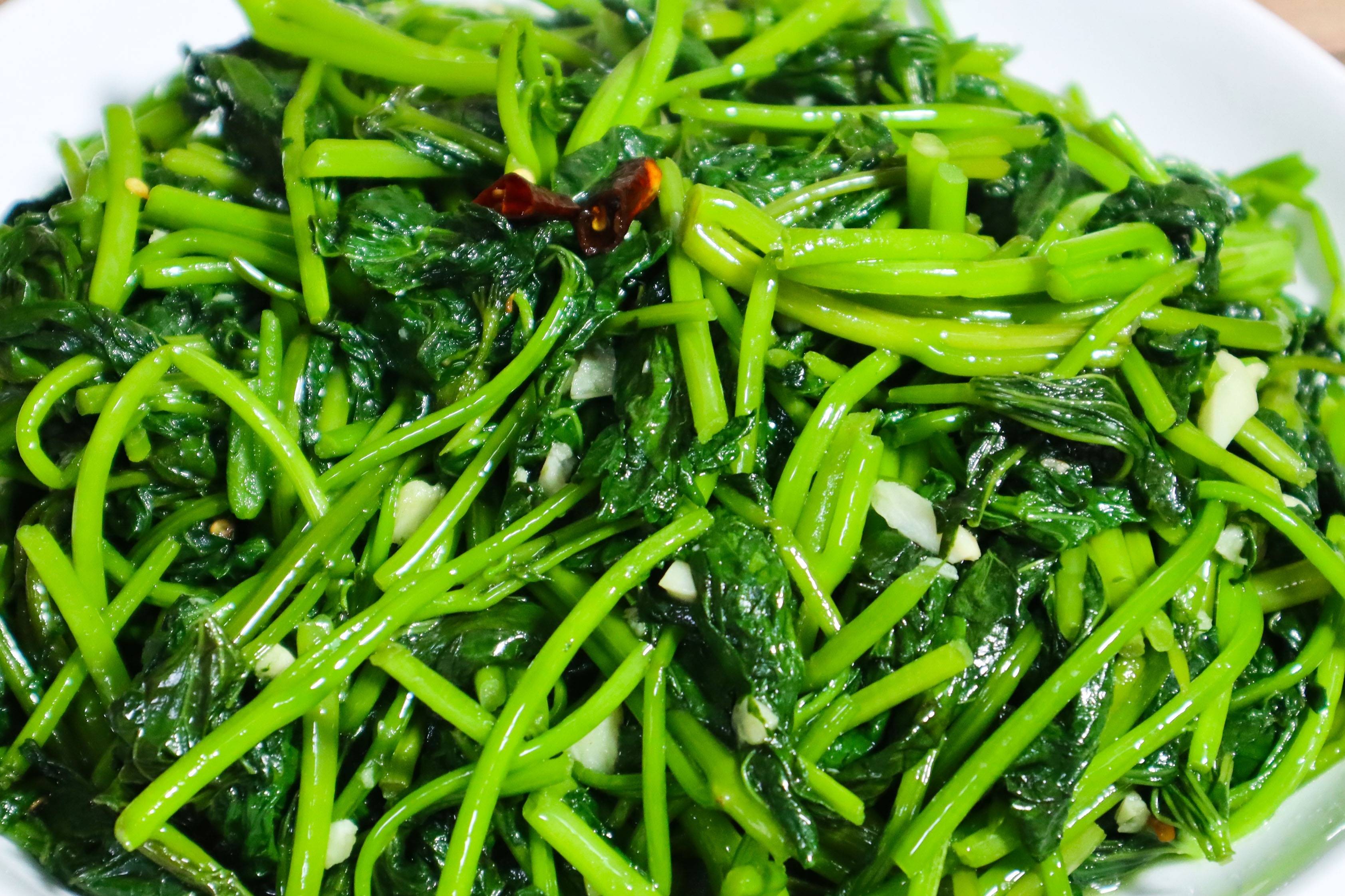 炒红薯叶不要直接下锅注意这个步骤炒出来又青又脆又嫩