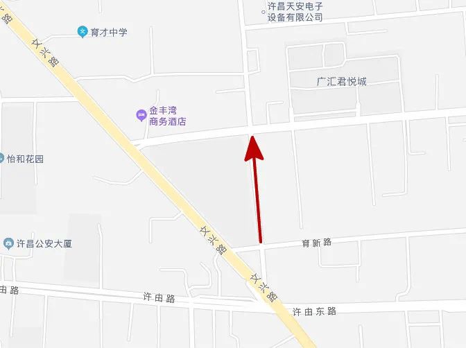 许昌市区单行路段图片