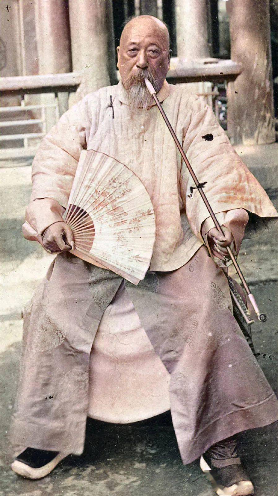 一百五十多前 清朝同治时期 人物摄影