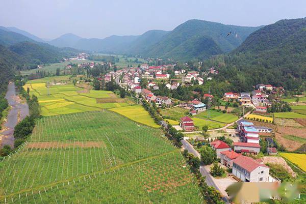 图为湖北省南漳县陆坪村.