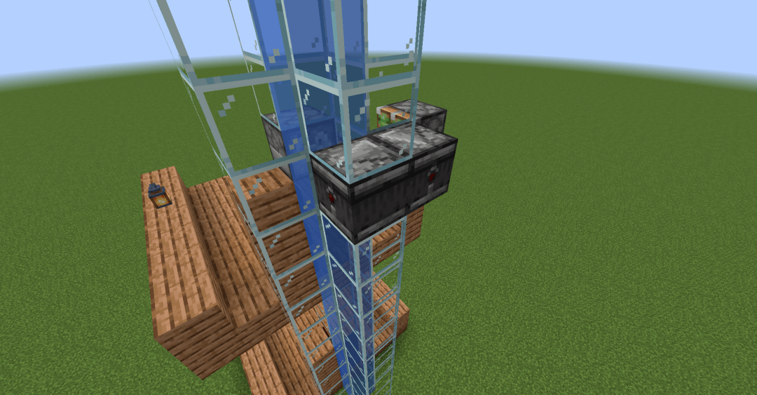 可选层的红石水电梯,让你不再因为爬楼梯而烦恼