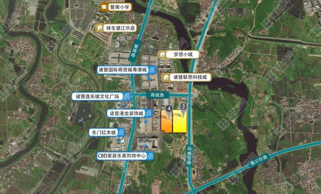 (今日快讯)诸暨城南商贸城挂牌2宗相邻商住地,台州黄岩区挂牌商住地需