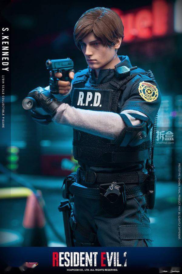 damtoys生化危机2leonskennedy里昂s肯尼迪可动人偶
