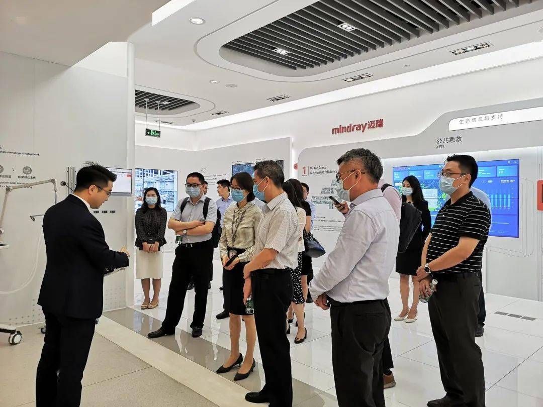 国药一致党委书记副总经理林敏一行赴迈瑞医疗参观交流