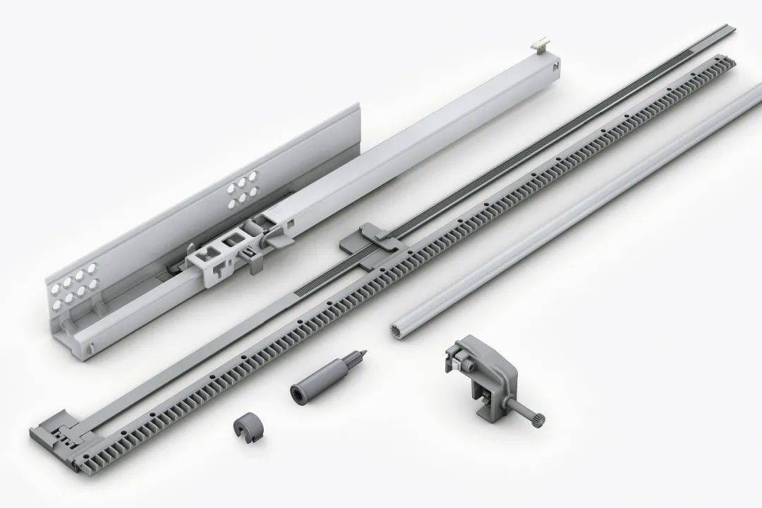 木抽屉超过 800mm宽的抽屉建议选配侧边稳定器,金属抽屉超过 900mm宽