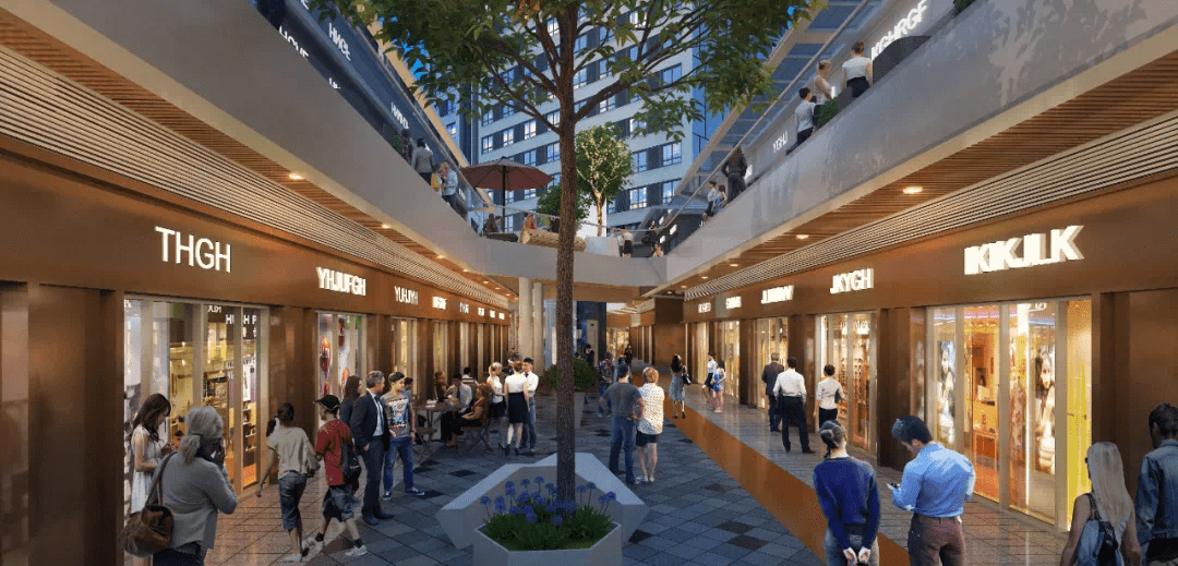 肇庆万达广场营销副总经理谢春华先生就肇庆万达商业街规划进行发言