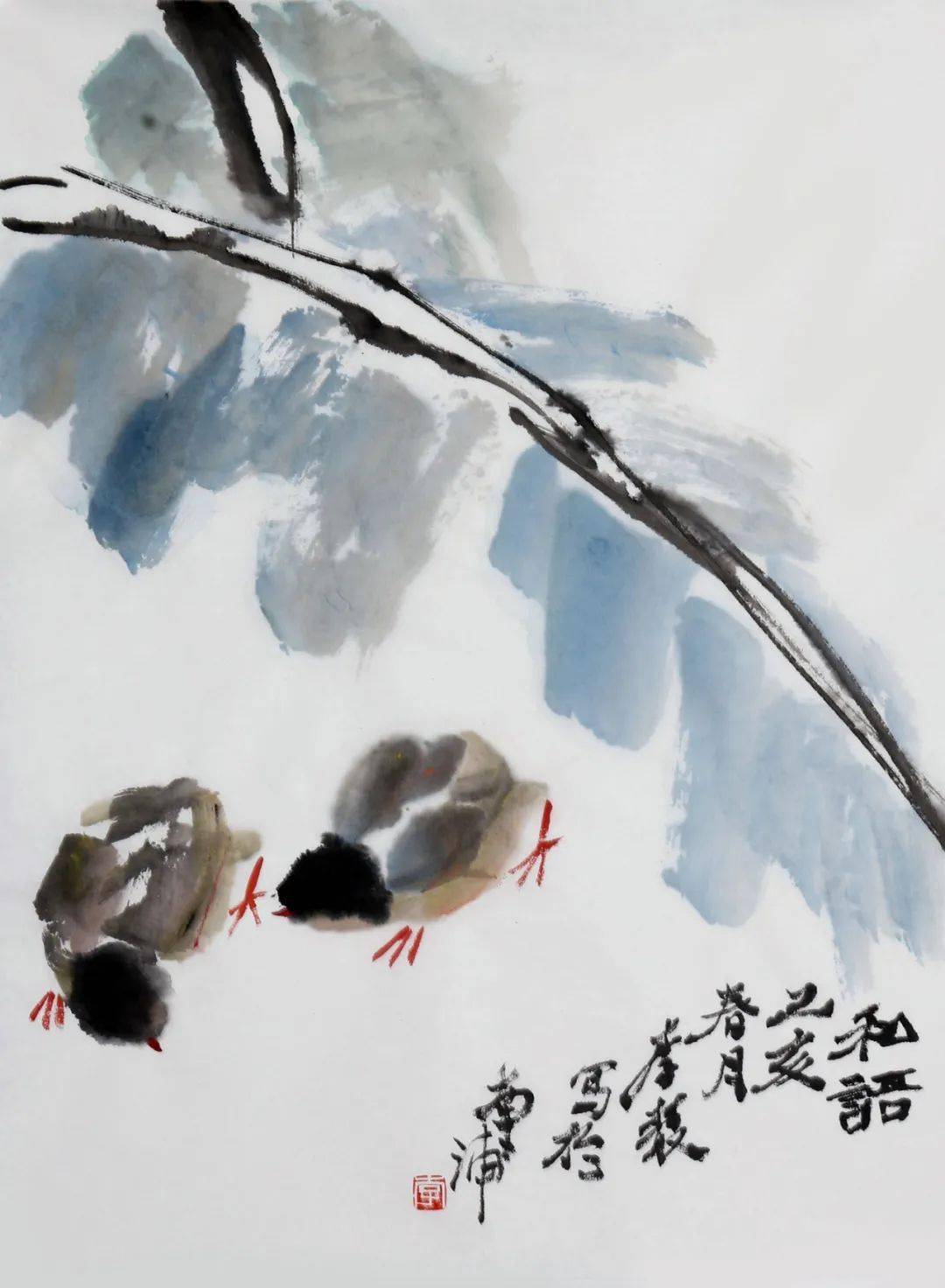 屈全友,1955年5月生于国画之乡肖县,安徽中山画院画师.