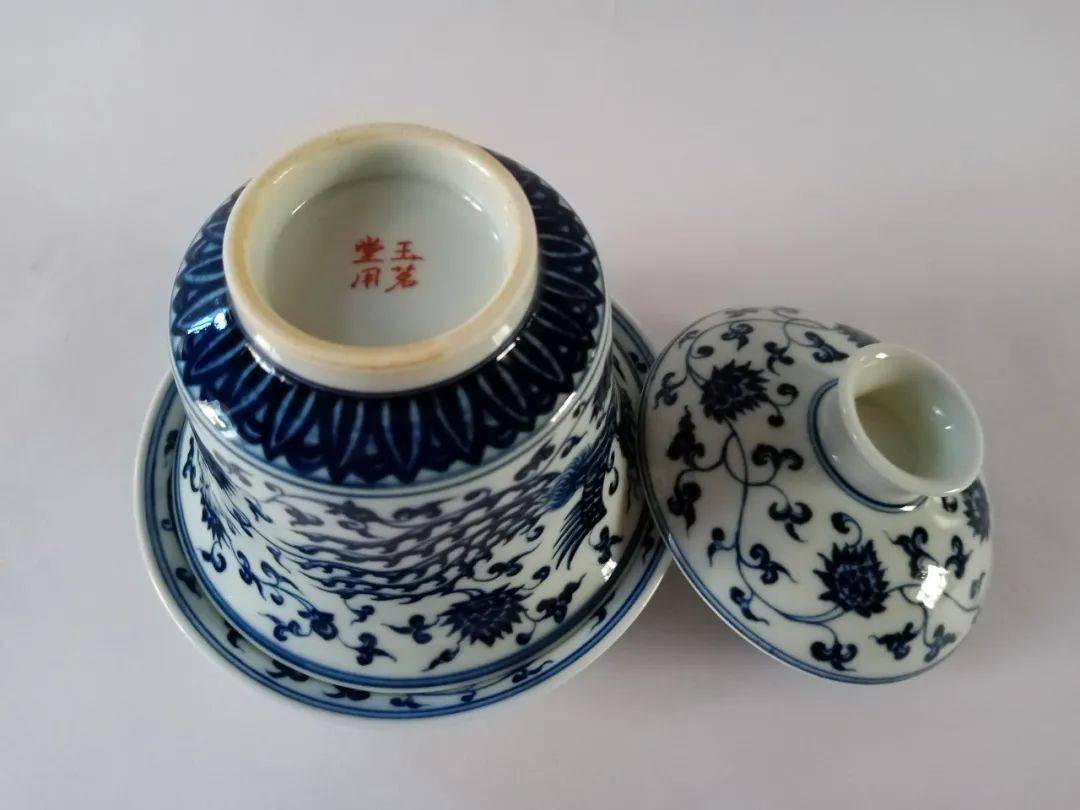 白浒窑明代玉茗堂款系列青花瓷中秋展售