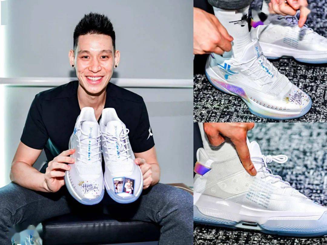 特步拥有这样完美的篮球偶像作为代言人,一双匹配林书豪在场上球鞋,是