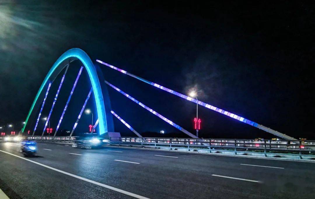 弋阳:公园 · 新桥 · 夜景