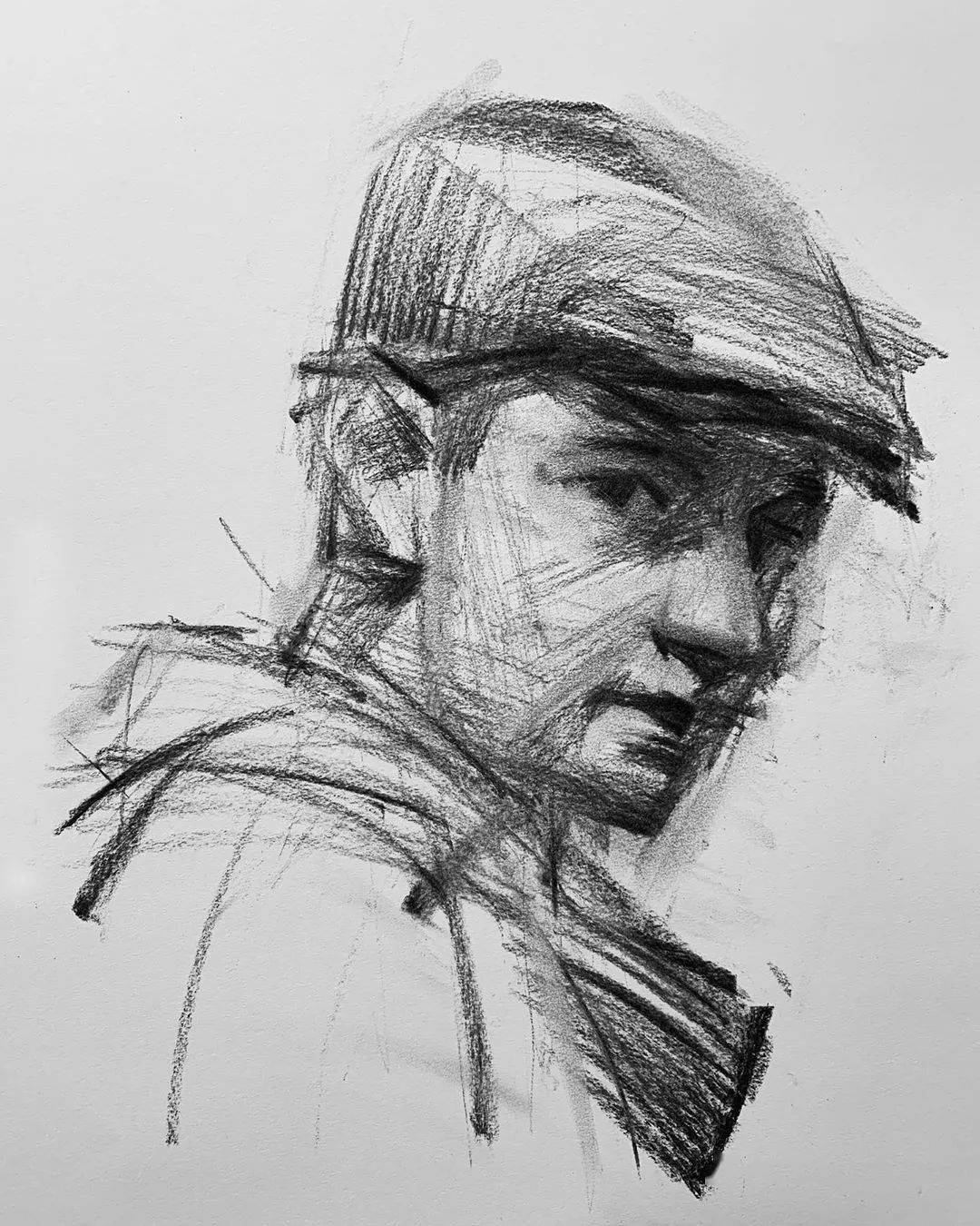 洒脱的素描速写,艺术家kisoo chai_素材