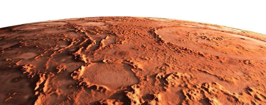 其他很多地方分为明显的亮区和暗区(夏帕雷利相信亮区是火星上的陆地