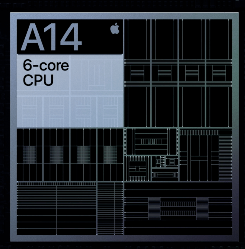 苹果a14仿生芯片但遗憾的是,本次发布会上我们并没有看到任何5g支持的