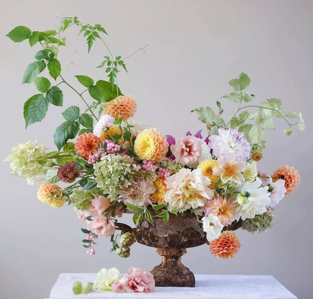 优雅与浪漫法式瓶花插花集