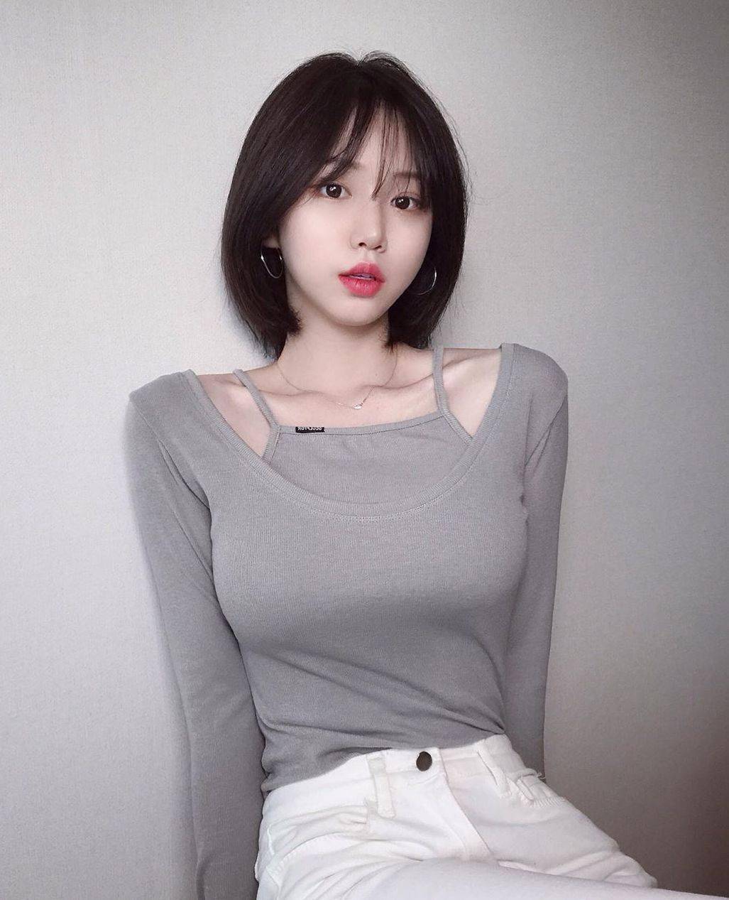 层次初恋少女短发