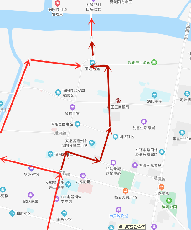 1,胜利路→西环路→滨河大道(三八岗往西,至大市场路口经西环路往北