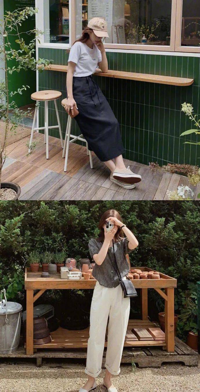 18套简单随性的舒适日常穿搭休闲优雅又气质