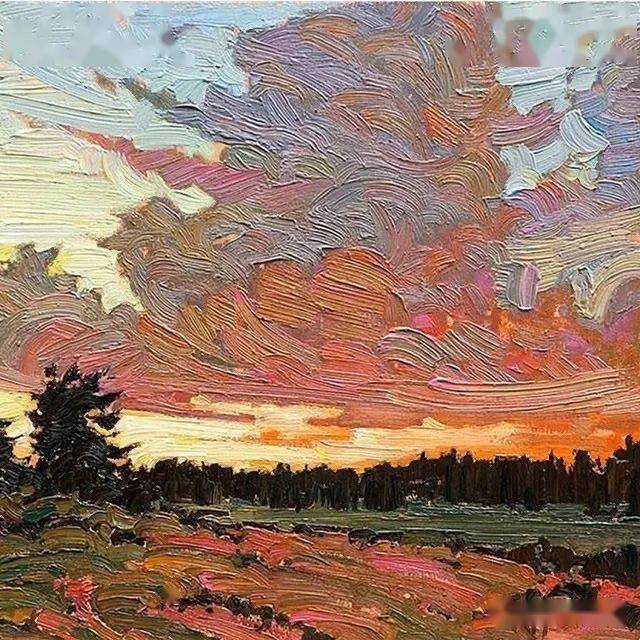 直接厚涂画法是19世纪以后世界各国的画家绘制油画时采用最多的一种