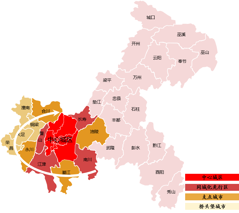 重慶新晉主城的四個榜眼房地產又是怎樣