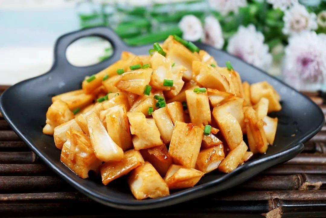 家常菜糖醋藕丁的做法酸甜可口脆而不硬