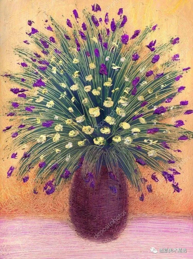 厚涂的表现力——漂亮的色彩创意作品