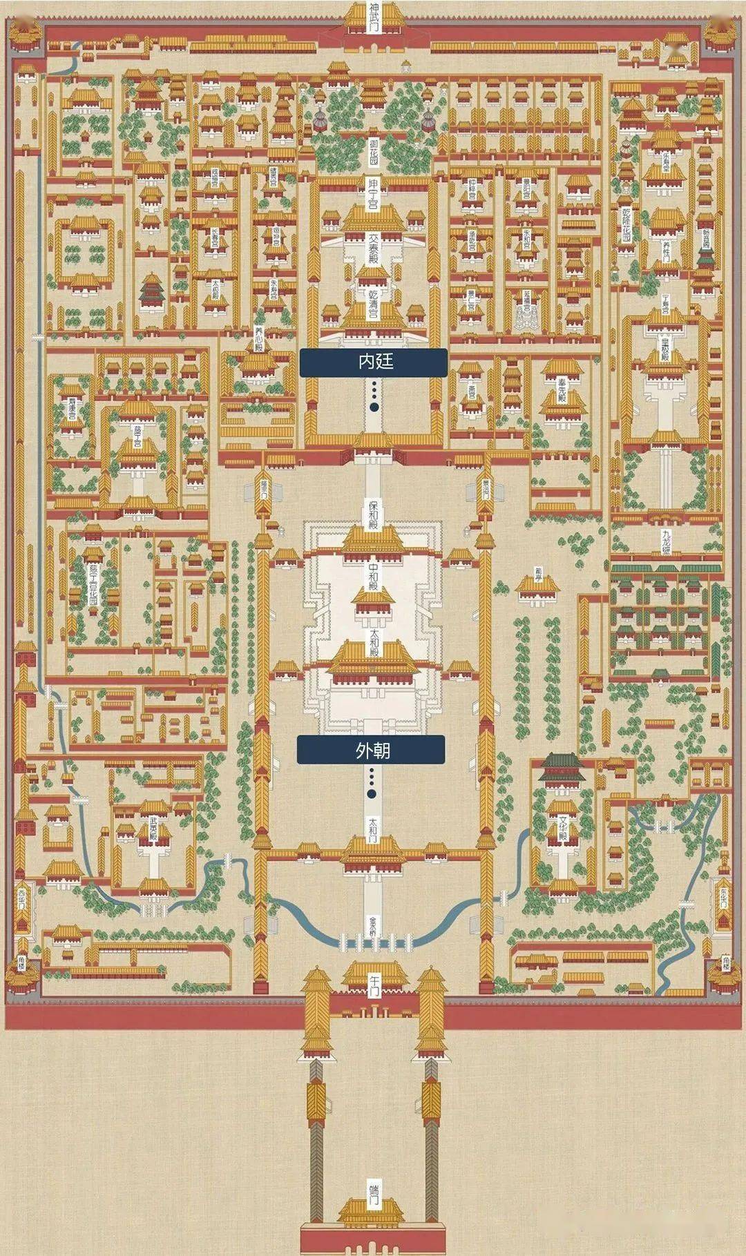 故宫建成六百年,跟着卫星看个遍