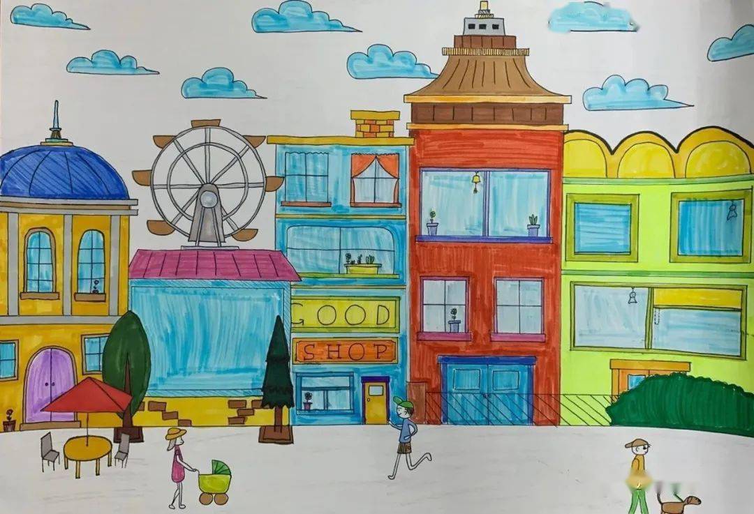 微展厅童画小康共筑家园常州市第五届少儿网络书画大赛优秀作品选登第