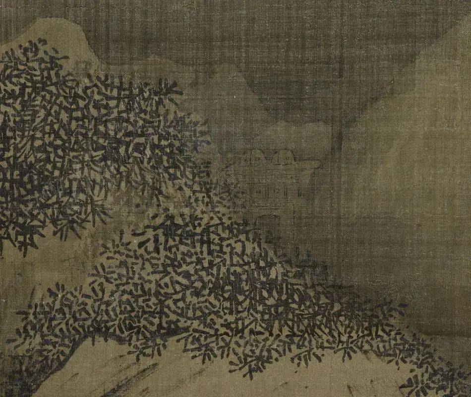 南宋梁楷雪景山水图