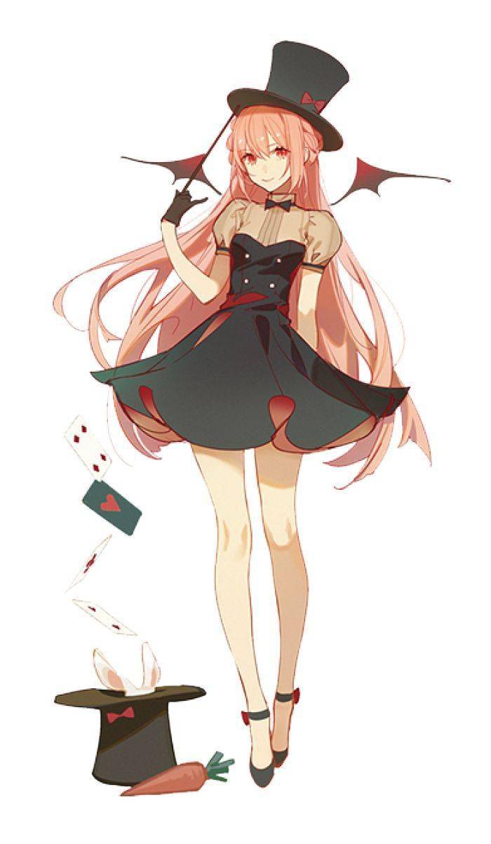 二次元动漫女孩,可爱萌妹子_素材