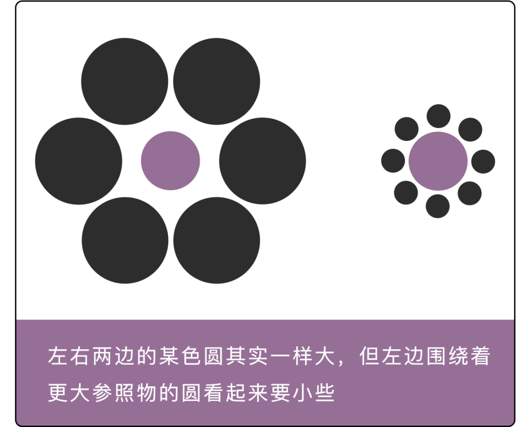 知识点)「艾宾浩斯错觉」这是利用了视觉原理这个时候就可以稍微撩起