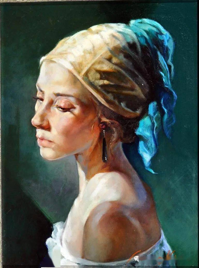 大众艺术网她的画风与父亲有所不同意大利艺术世家能力派女画家