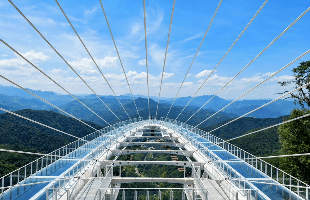 石牛山玻璃桥图片图片