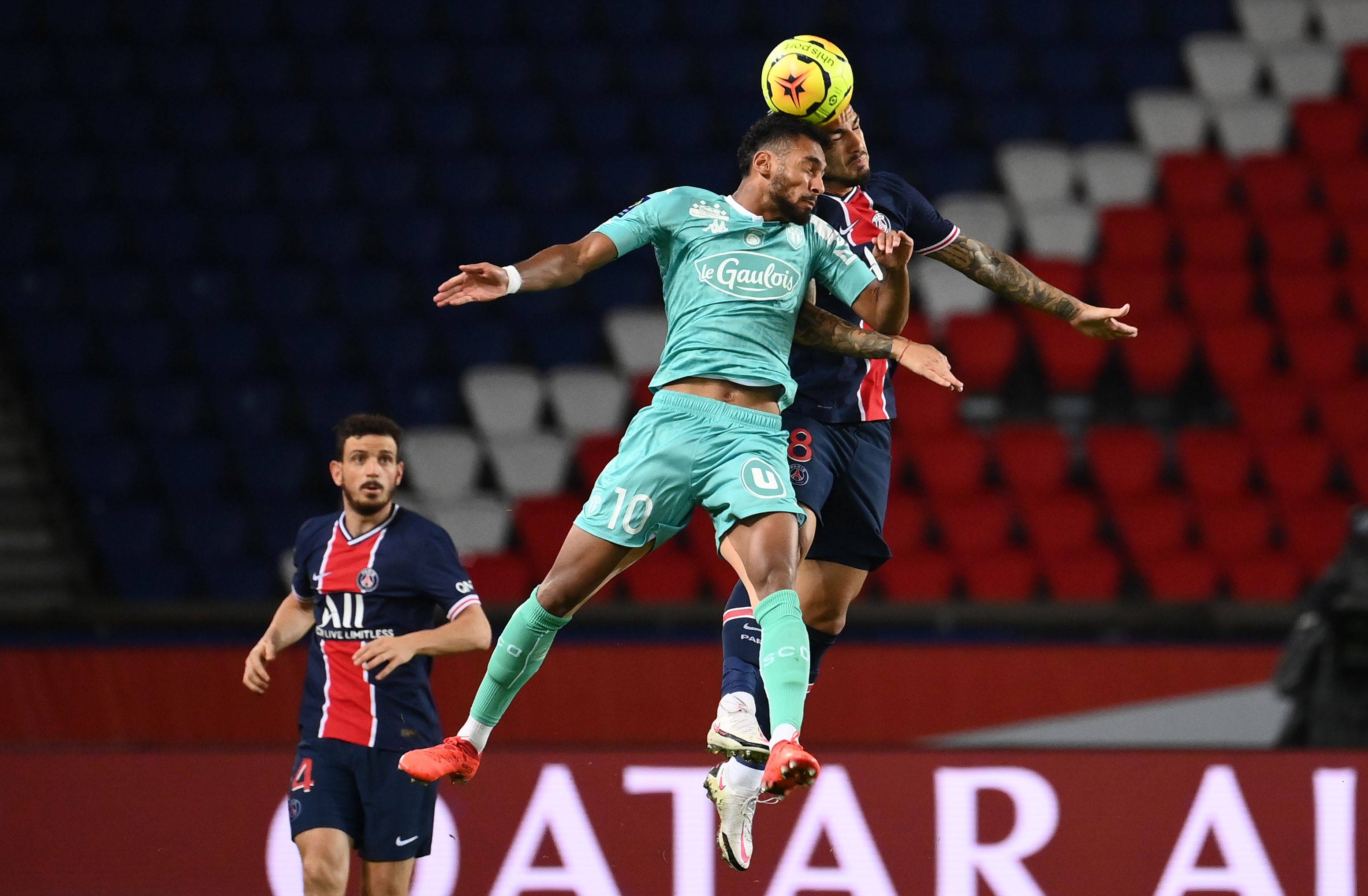 足球法甲巴黎圣日耳曼胜昂热