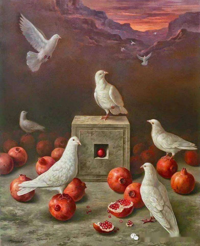 西班牙超现实主义画家阿尔贝托潘科博油画作品欣赏