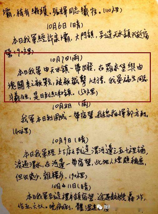 红二方面军政治部主任张子意的日记