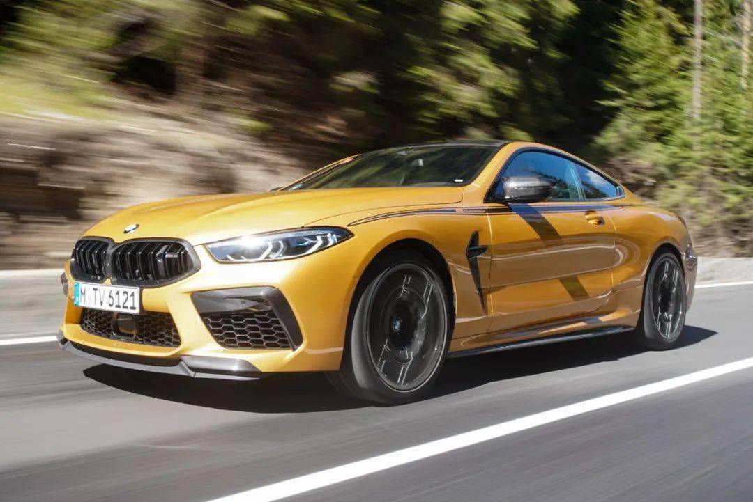 锡兰金宝马m8美图欣赏,这是宝马最正点的金色?
