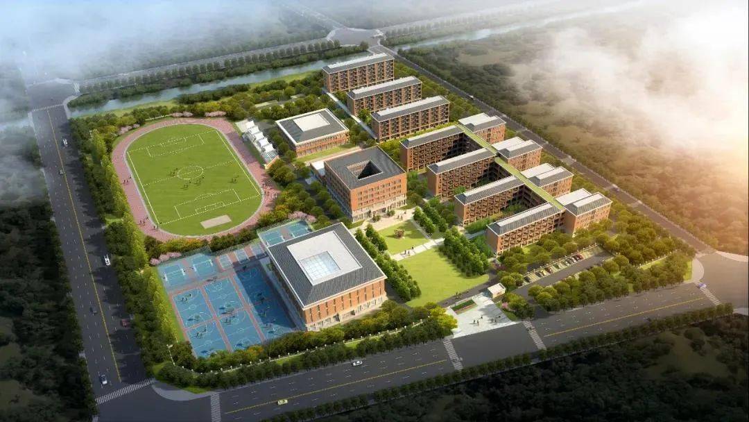 激动上湖高级中学快建成了