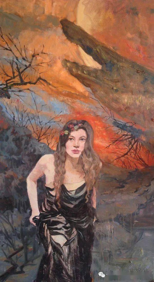 毕业于中央美院的美女画家杨争油画作品欣赏