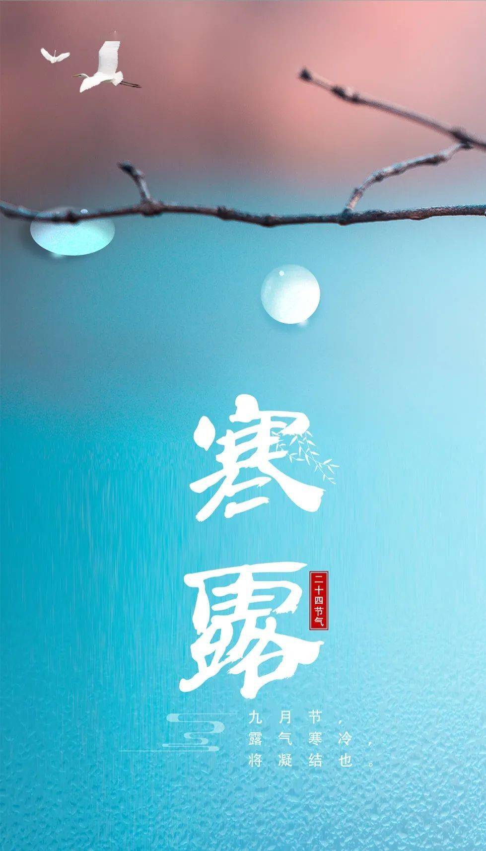 寒露时节,我国北方已呈深秋景象,白云红叶,偶见早霜,南方也秋意渐浓