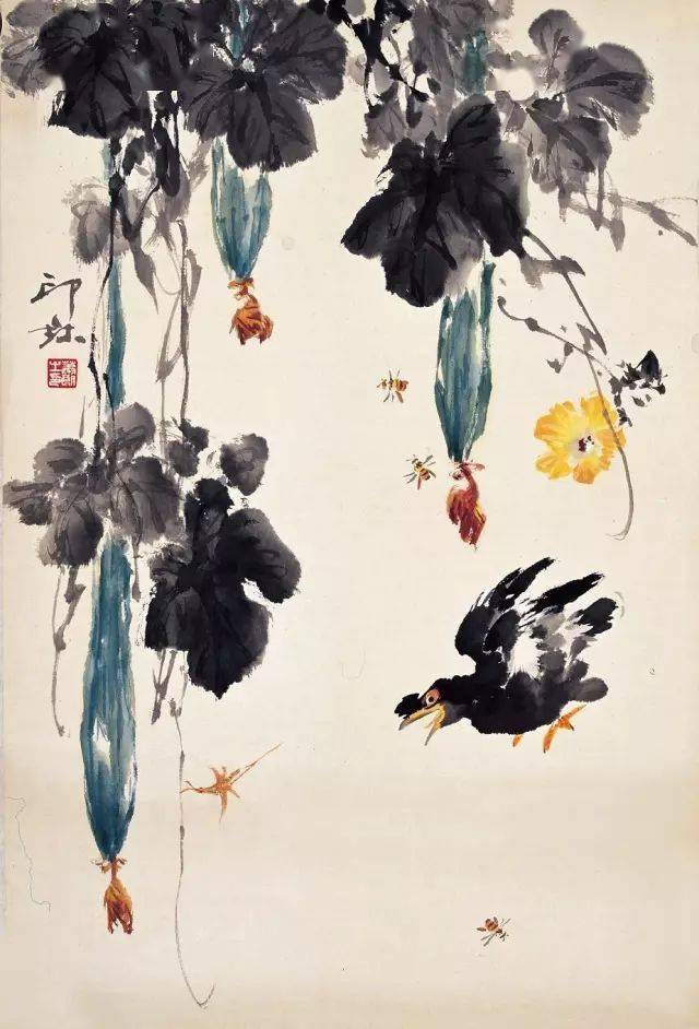 萧朗画蔬果美醉了