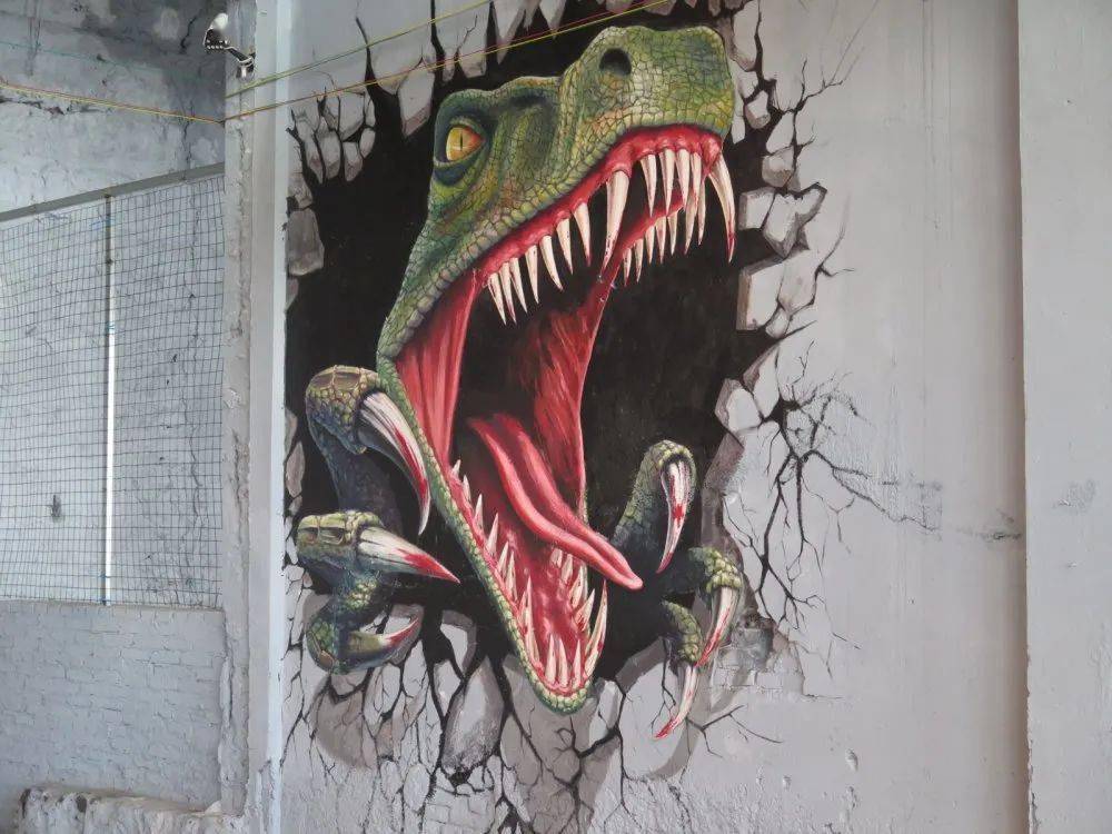 快来看通海乡村文化涂鸦墙变身网红地