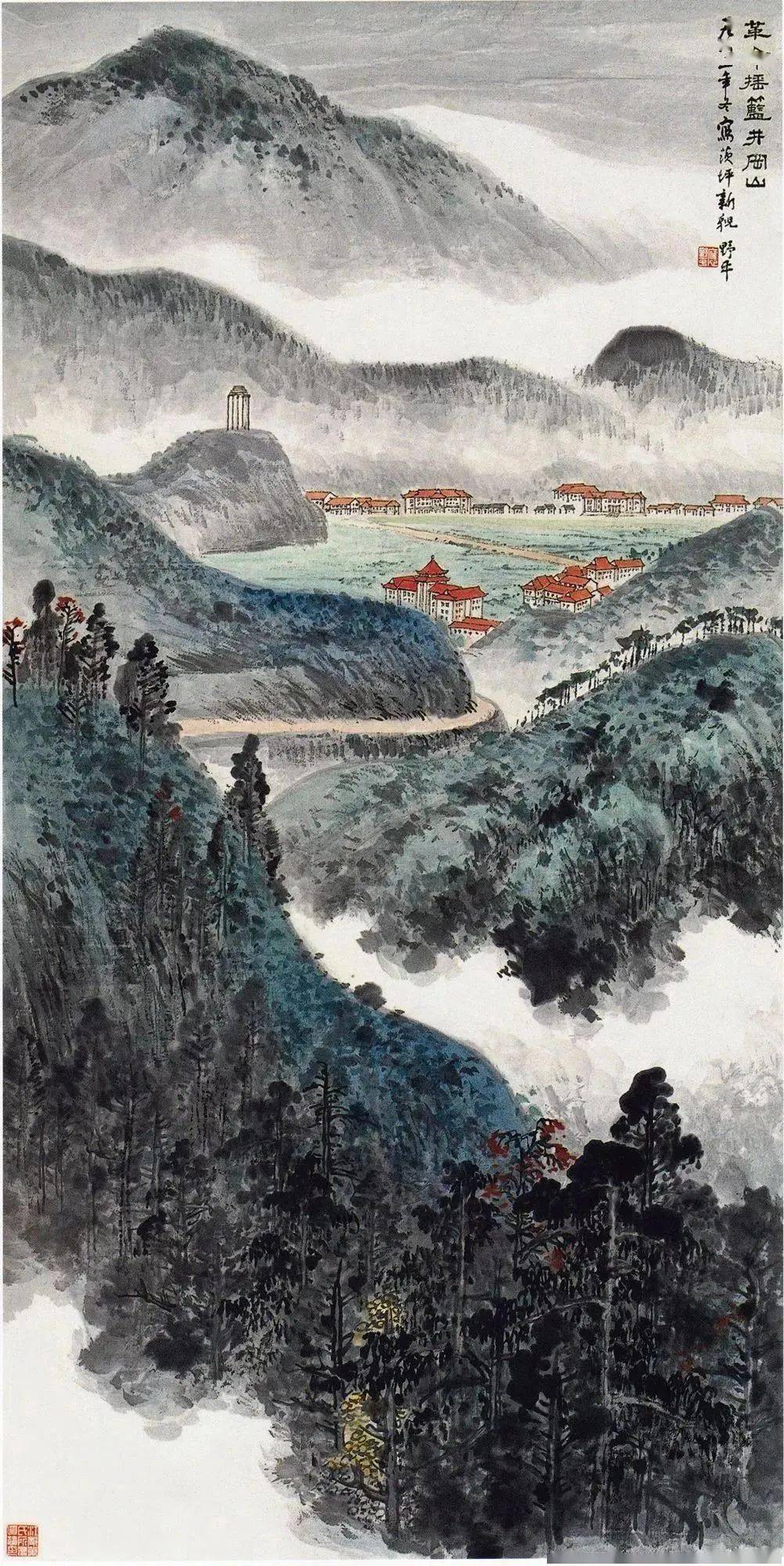 他笔下的祖国山河太美了