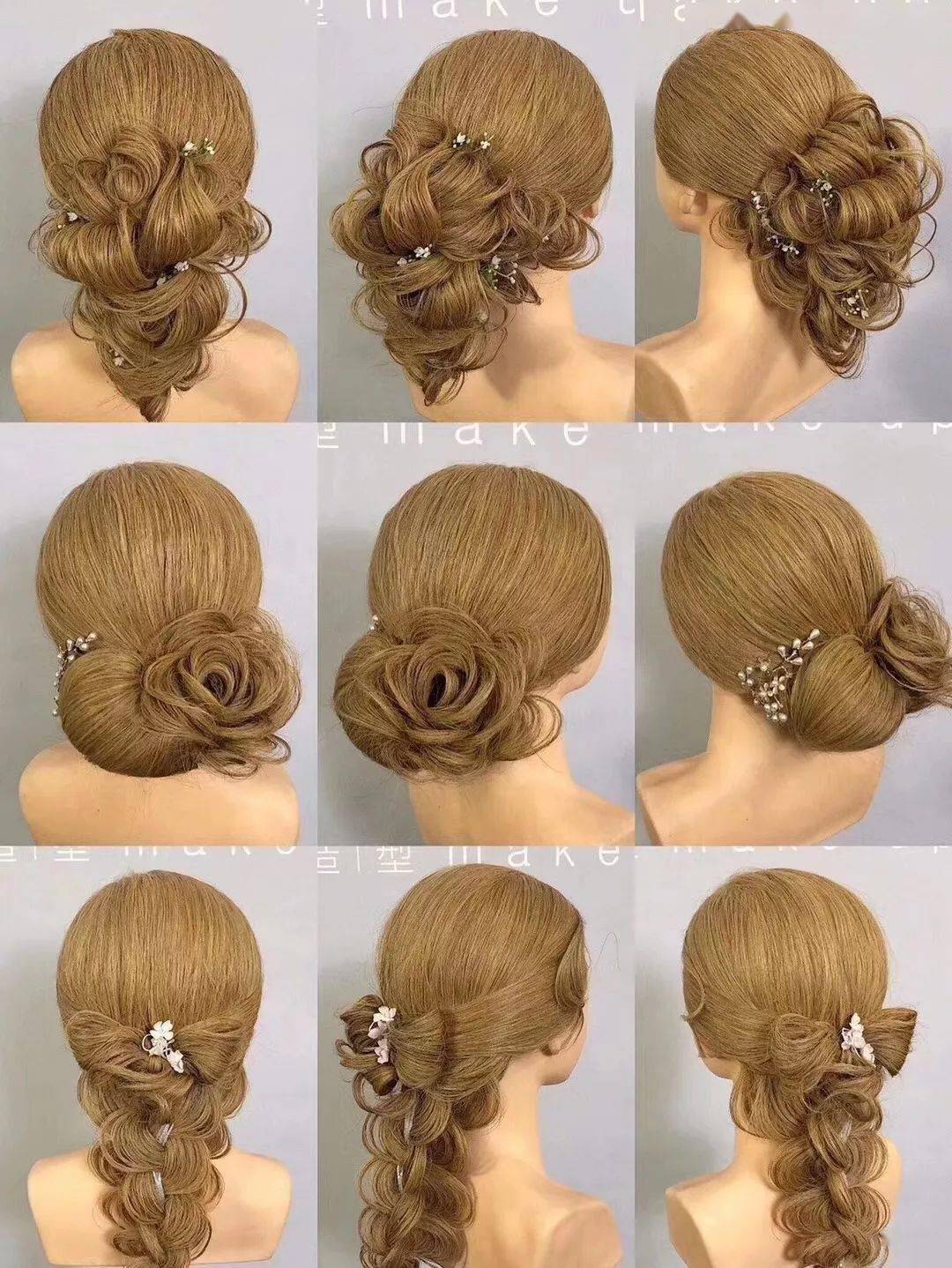 30款超全新娘发型太实用了