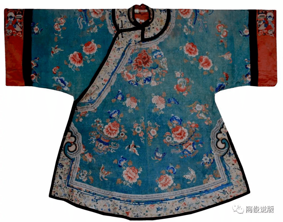 清汉女袄古董衣实物照片
