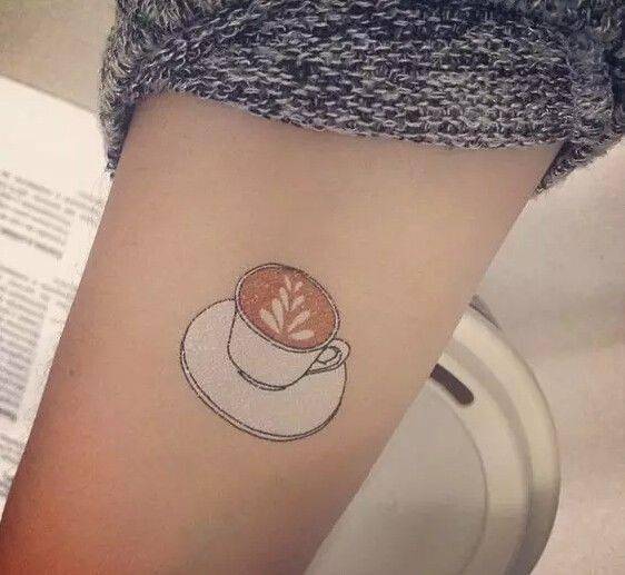 跟咖啡有关的纹身也许你也想要一个